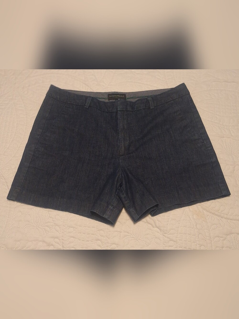 Banana Republic Blue Denim Look Shorts